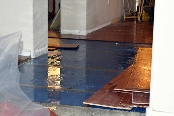 Professional Burst Pipe Cleanup technician working in Salisbury, NC